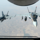 Two U.S. Navy F/A-18 jets fly over northern Iraq. Photo credit: U.S. Department of Defense